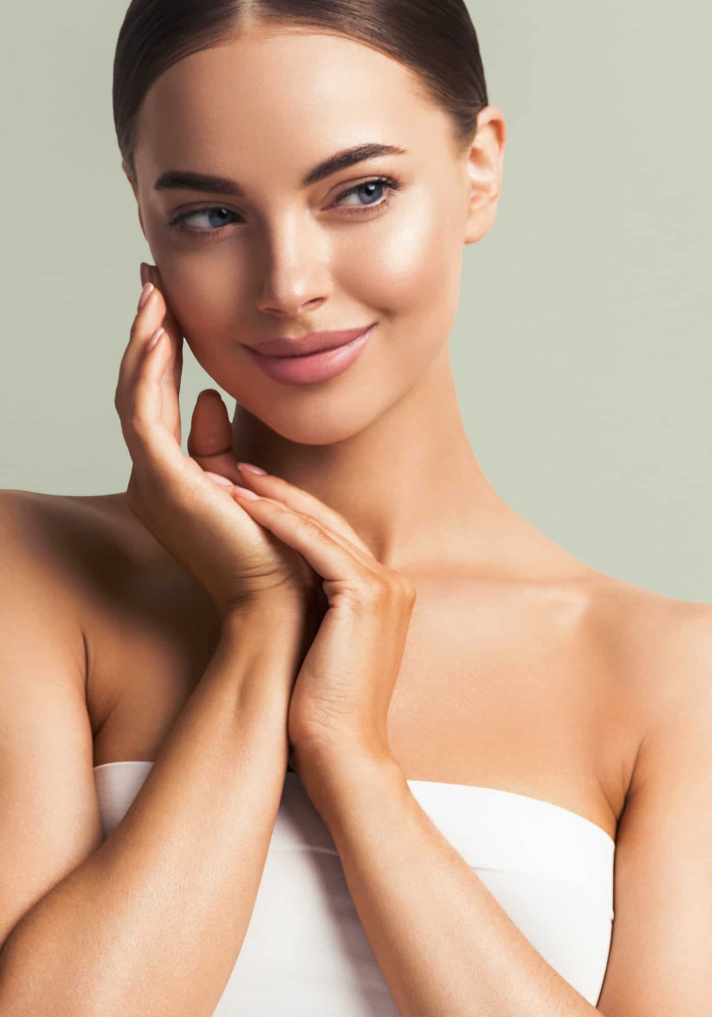 Feamale Cosmetic Clean Skin Beauty portrait